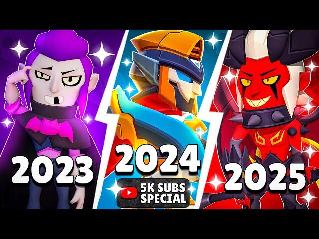 My Mortis Progression in Brawl Stars  | 5k Subs Special ️