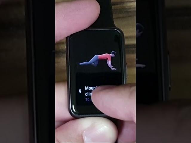 Huawei Watch Fit Animated Workout