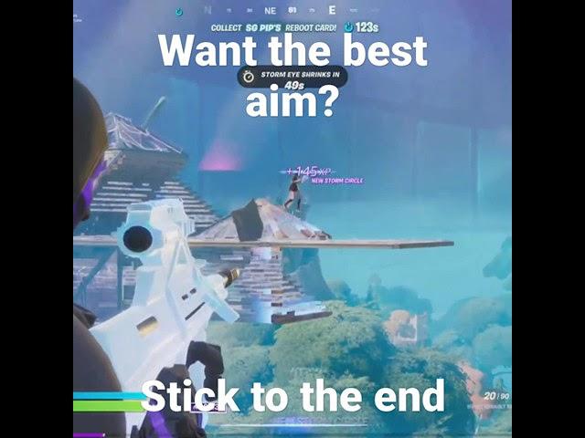 Best Aim Settings #ps4live #fortnite #recommended #shorts #live #aimsettings #settings #viral #reels