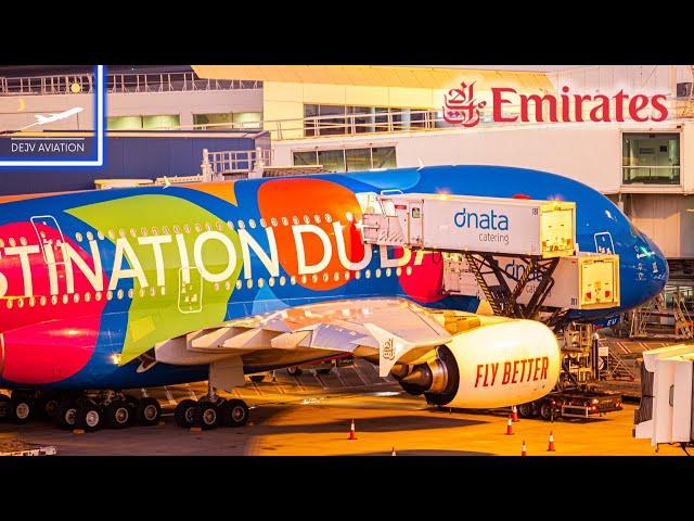 [4K] TR | The most beautiful A380 livery!!! :D | Emirates Airbus A380-800 | Bangalore to Dubai