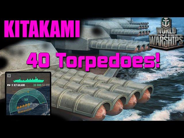 Kitakami - torpedo galore - WOWS