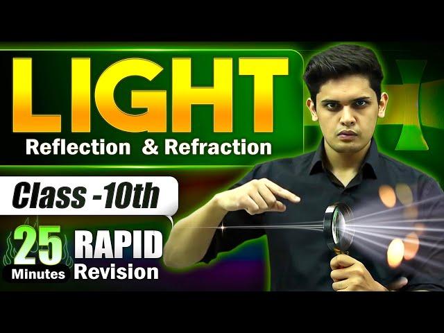 Light in 25 Minutes| Class 10th | Rapid Revision | Prashant Kirad