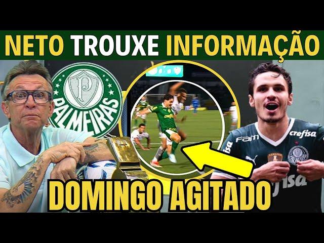 NETO TROUXE AS INFORMAÇÕES DO PALMEIRAS DESTE FINAL DE DOMINGO.