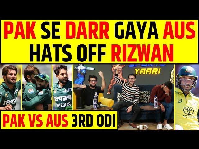 HATS OFF MOHAMMAD RIZWAN , PAKISTAN IS CREATING HISTORY | PAK VS AUS 3RD ODI