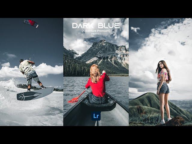 Dark Blue Presets - Lightroom Mobile Preset Free DNG | Dark Blue Preset | Moody Blue Preset