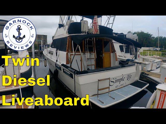 [Sold] - Reduced to $69,000!! - (1991) Twin Diesel Great Looper For Sale - Bayliner 3888 Motor Yacht