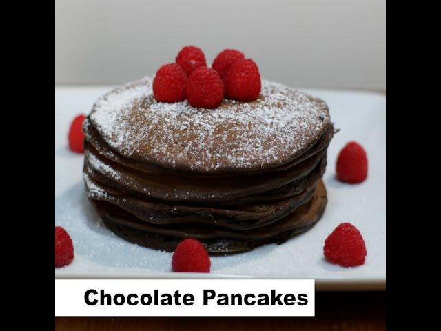 How to Make Chocolate Pancakes | Homemade Chocolate Pancake Recipe Short Version