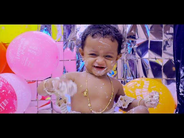 First birthday song of Twisha || Raakasi gadusu pilla  cover song || Cinematic shoot