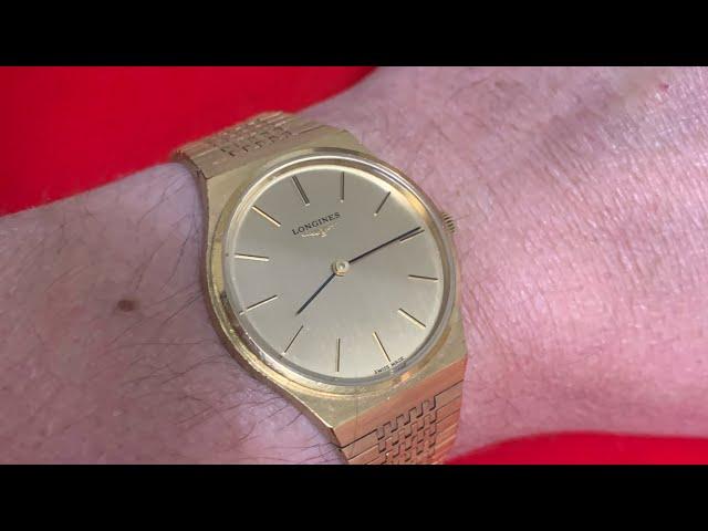 Cracking condition 1976 gold plated longines