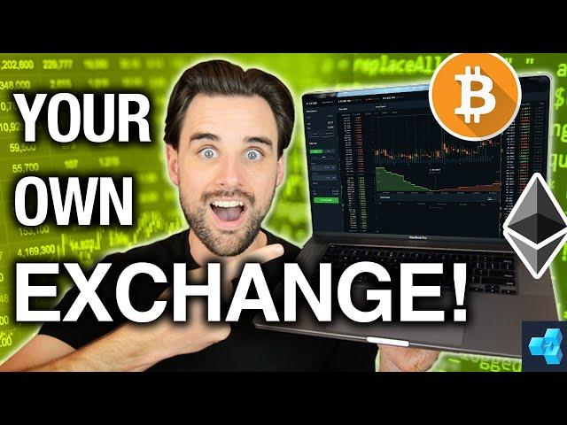 Launch a cryptocurrency exchange with ZERO coding!