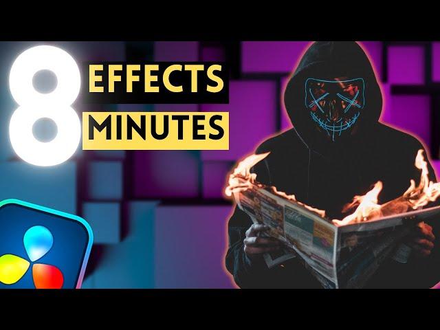 8 MUST KNOW Beginner Effects in Davinci Resolve 18