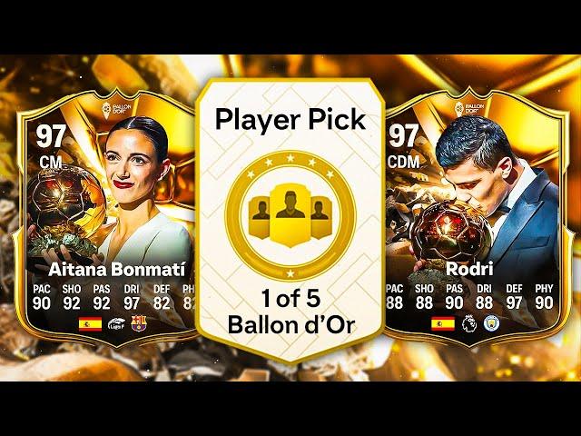 BALLON D'OR PLAYER PICKS!  FC 25 Ultimate Team