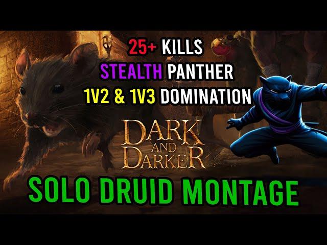 Solo Druid Montage | 1v2 and 1v3 Domination | Dark and Darker | KallTorak