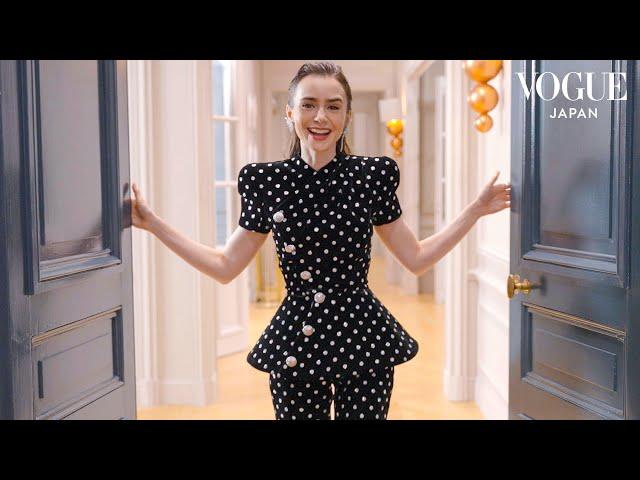 「エミリー パリへ行く」 の撮影セットに潜入！リリー･コリンズらキャストがこだわりを紹介。| VOGUE JAPAN