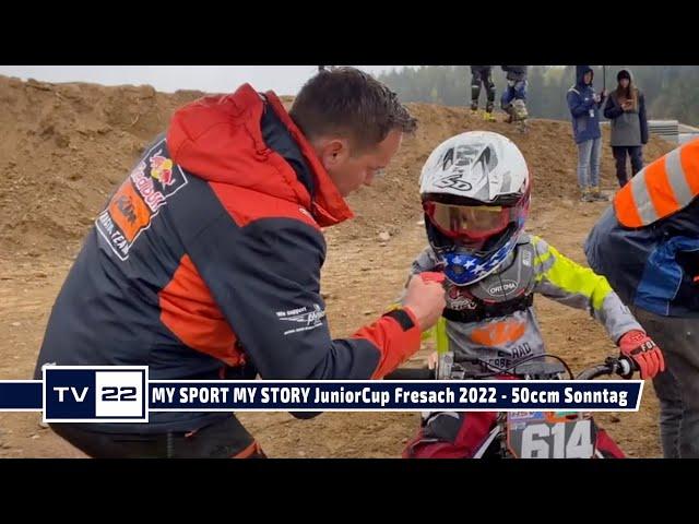 MOTOR TV22: Motocross 50ccm Tag 2 MY SPORT MY STORY Liqui Moly Euro JuniorCup in Fresach 2022