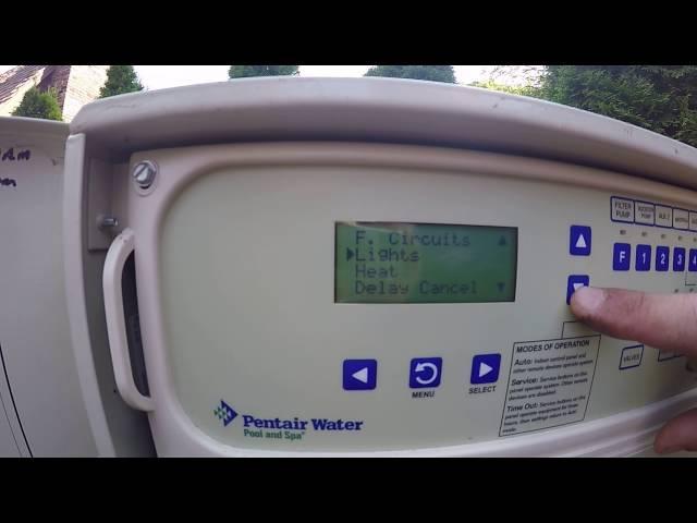 Changing pump speed with Easy Touch