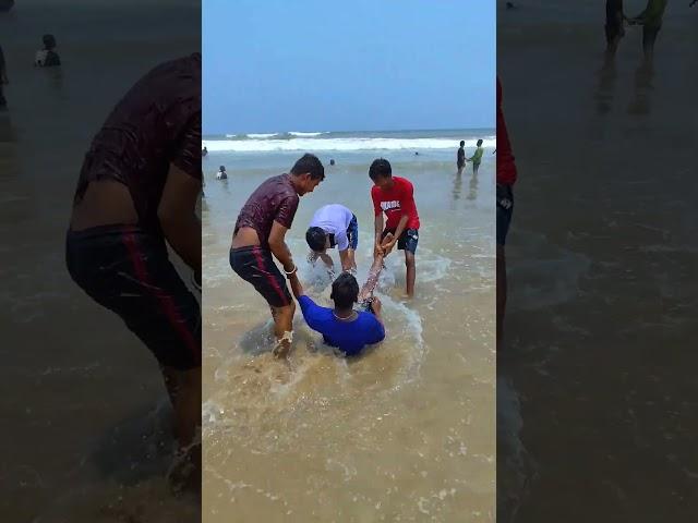 Puri Ra Sea Beach Ne Full Enjoy  #sambalpuri #sambalpurivloger #vlogssambalpuri #trending #shorts