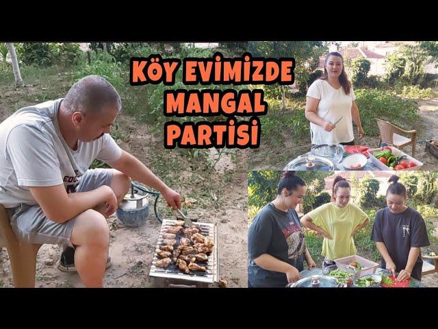 KÖY EVİMİZDE MANGAL YAPTIK | BAHÇEDE PİKNİK | KIRSAL YAŞAM | KÖYE GÖÇ | KÖYDE YAŞAM