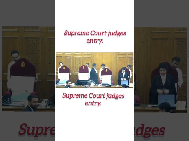 Sc judges entry. cji entry #entry  #shorts