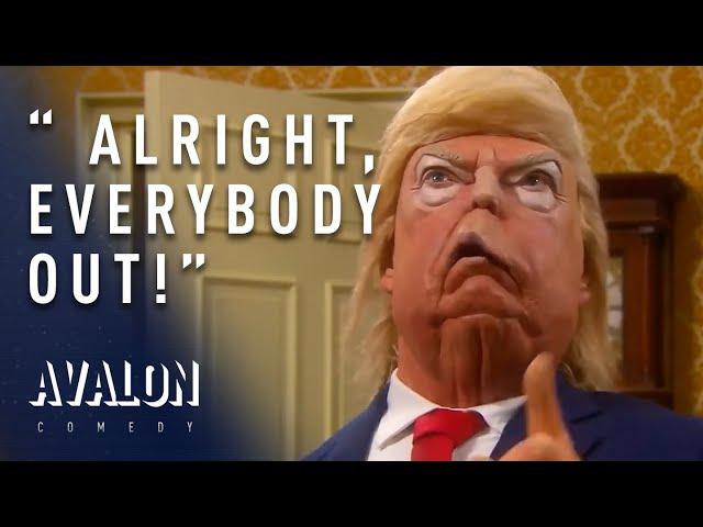 Donald Trump Leaves the White House | Spitting Image | Avalon Comedy