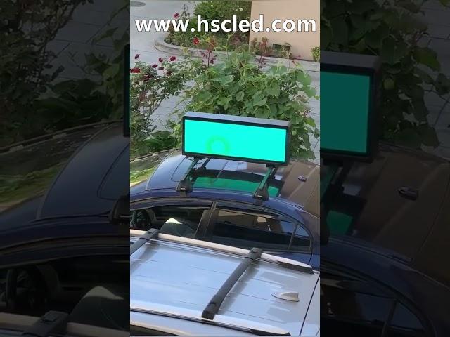 P2.5 Outdoor Full Color Dual Side Car Top LED Screen