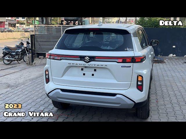 New Maruti Suzuki Grand Vitara 2024  1.5L Delta MT - White Colour | Best Car Under Rs 12.10L 