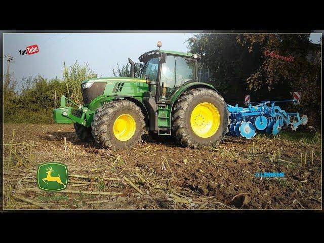 John deere 6195r + lemken rubin 9