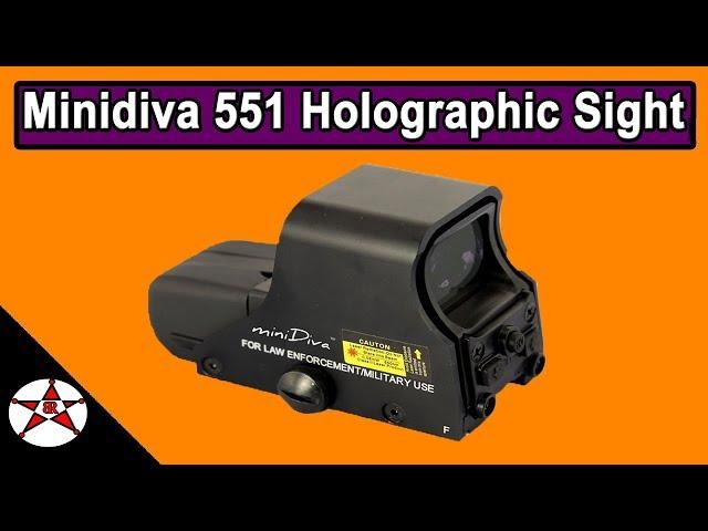 Minidiva 551 Red and Green Illumination Holosight Review