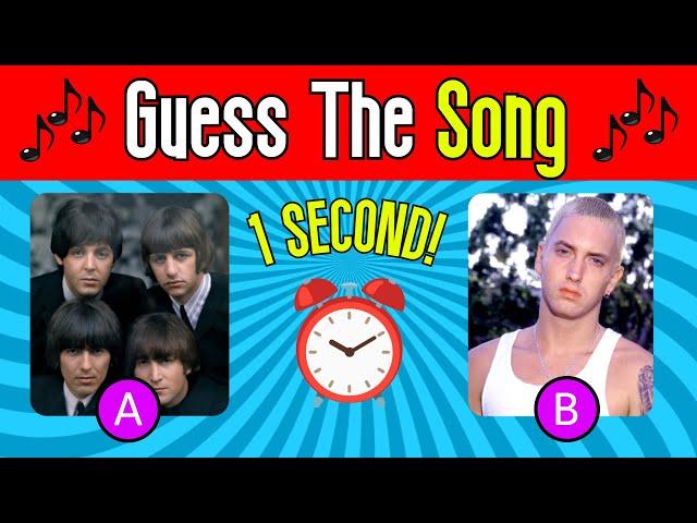 Guess the Song from 1 Second (Music Quiz)