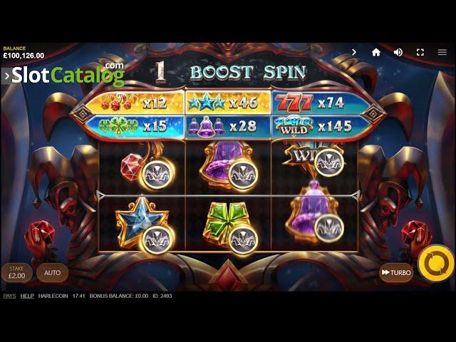 Harlecoin slot Red Tiger - Gameplay