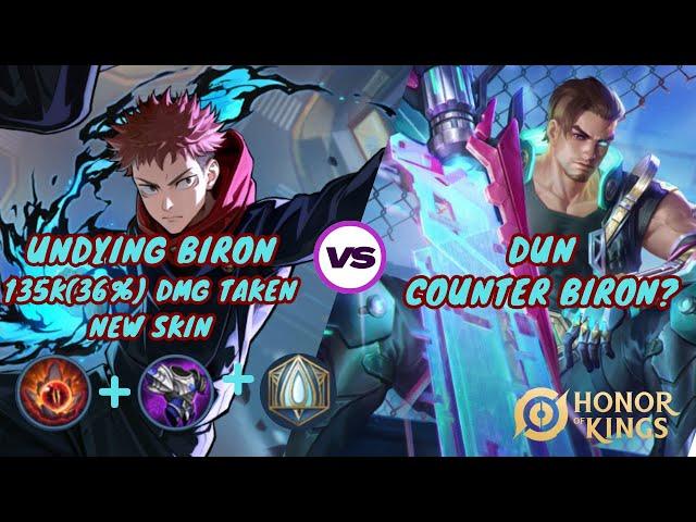 HONOR OF KINGS| MVP FULL TANK BIRON VS DUN| UNDYING ITEMS COMBO| BIRON BUILD & GUIDE #honorofkings