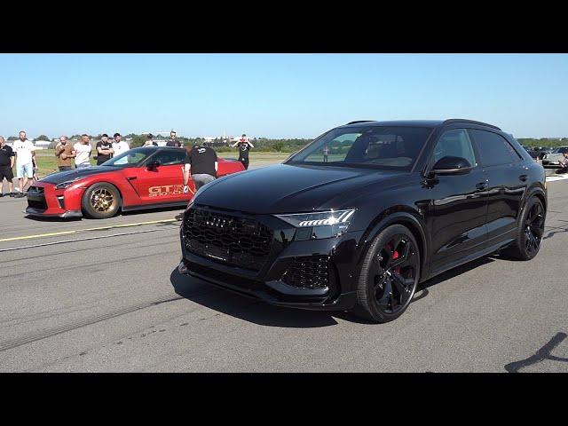 790HP Audi RSQ8 LA Performance vs 1100HP Nissan GTR Street Performance