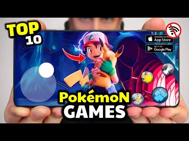 Top 10 New Working Pokemon Games For Android And IOS In 2024 | High Graphics ( Offline & Online )