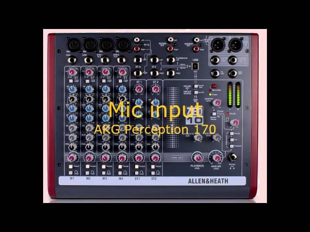 Allen & Heat Zed-10 record test  USB