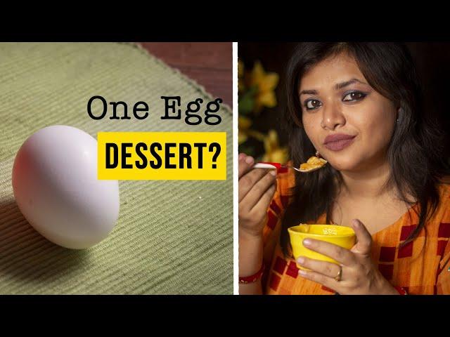 I Tried An Easy Dessert With One Egg - It Worked | One Egg Flan | Sharmilazkitchen