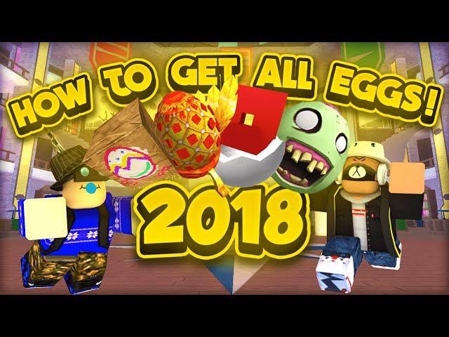 HOW TO GET EVERY EGG IN THE ROBLOX EGG HUNT 2018!