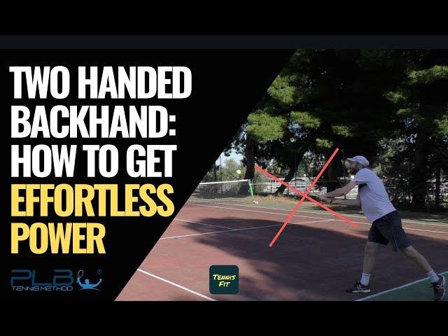 Two Handed Backhand: How to Get More Effortless Power I JM Tennis - Online Tennis Training Programs