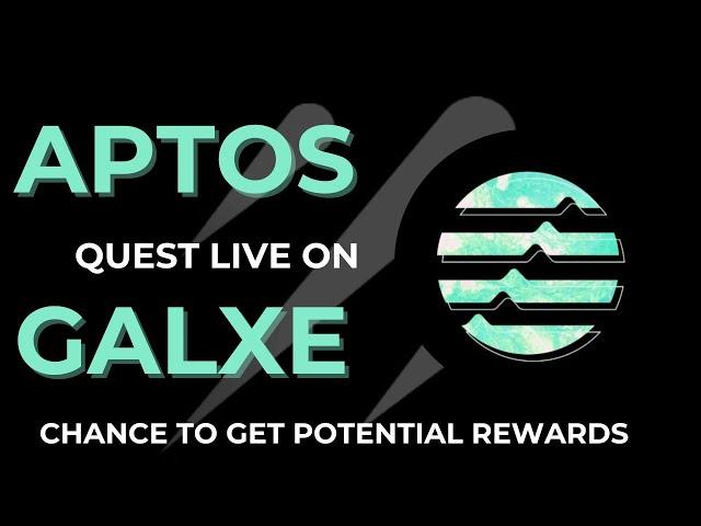 APTOS Quest 1 Live on Galxe - Chance To Qualify For Aptos Airdrop 2.0 #HappyHoliays #Aptos #Galxe