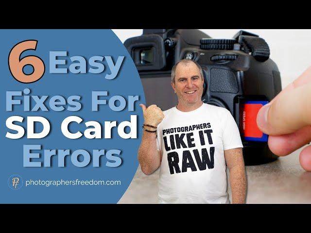 Why Is My Camera Not Reading My SD Card? - 6 Easy Fixes For SD Card Errors