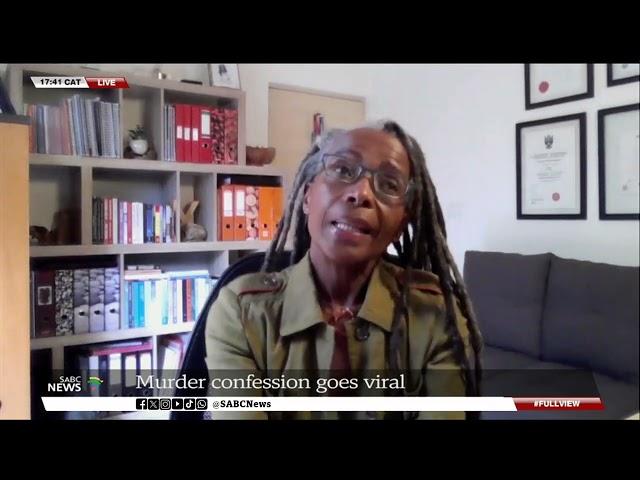 Man kills himself after filming murder confession: Dr Khosi Jiyane weighs in