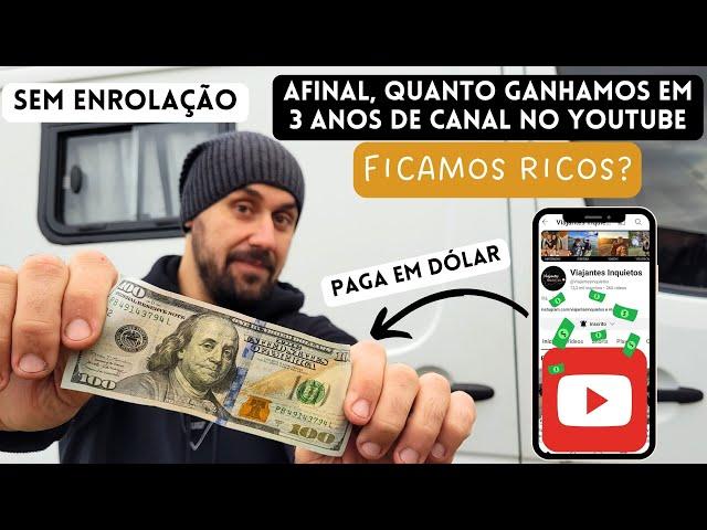 CONTAMOS TUDO! Quanto ganhamos com o canal no YouTube – T6 Ep27