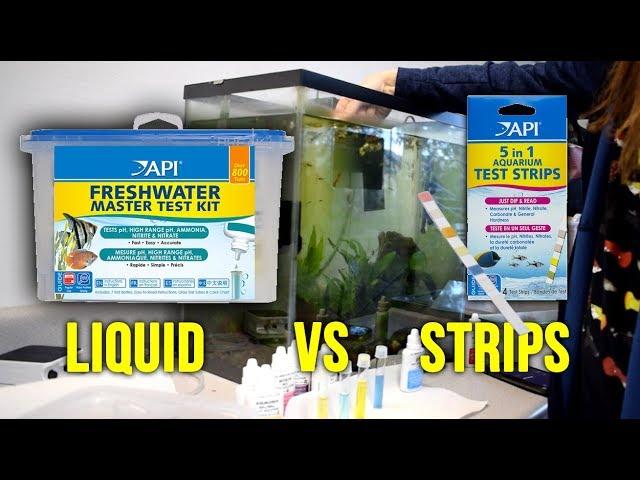 API Master Test Kit VS API Aquarium Test Strips Side by Side Comparison!