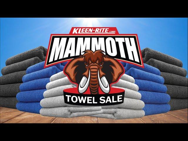 Mammoth Towel Sale | Best Prices on High-Quality Towels | Kleen-Rite