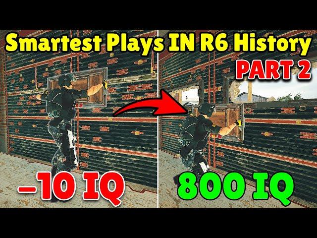 ULTIMATE *1000 IQ* SMARTEST PLAYS In Siege History *PART 2* - Rainbow Six Siege