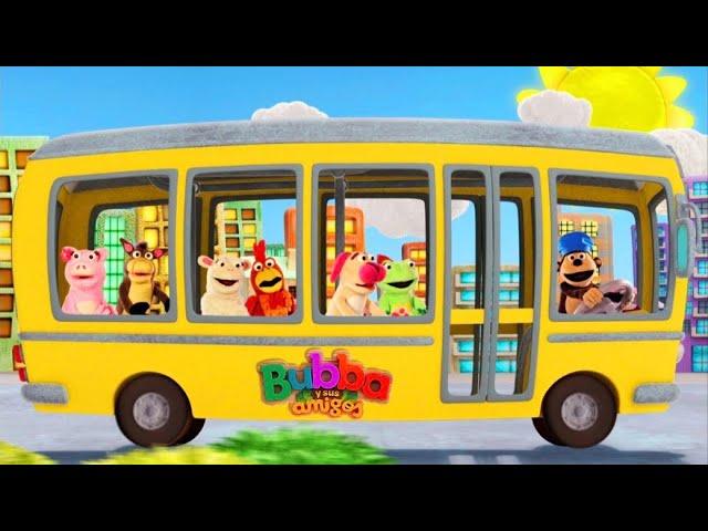 Las ruedas del Autobus y más canciones de Transportes | Mono Bubba y sus Amigos #YoMeQuedoEnCasa