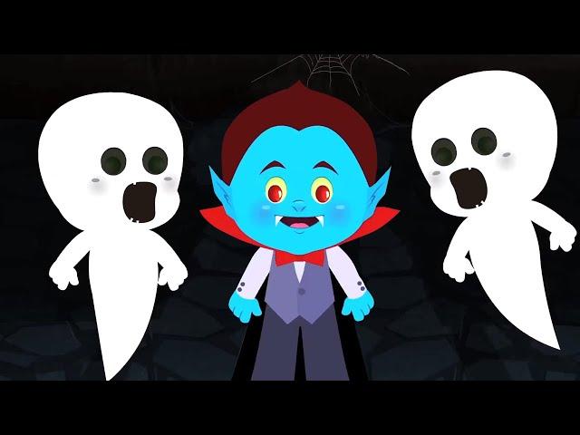 Scary Halloween Monsters, Kindergarten Song & Spooky Cartoon Video for Babies