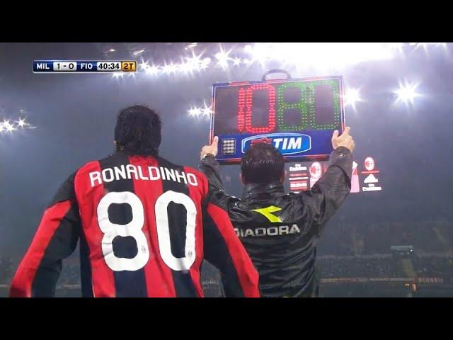 The Day Ronaldinho Substituted & Changed the Game for Milan