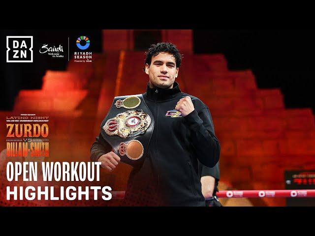 OPEN WORKOUT | RIYADH SEASON: LATINO NIGHT | GILBERTO 'ZURDO' RAMIREZ VS. CHRIS BILLAM-SMITH