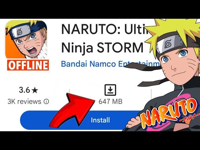 I Played Naruto Ultimate Ninja Storm Game On ANDROID | Naruto Ultimate Ninja Storm Mobile Gameplay