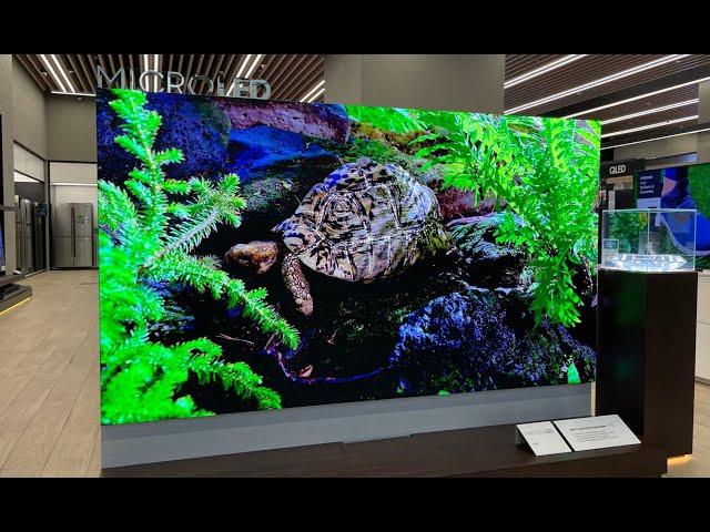 First look: Samsung's 110" microLED TV